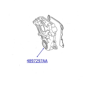 Jeep Grand Cherokee ZJ 5,2 + 5,9 L Simmerring mit Scheibe Kurbelwelle Satz  Kurbelwellensimmerring vorne 93-98