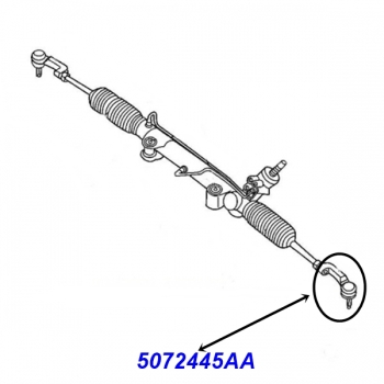 Jeep Cherokee Liberty KJ left outer Premium Steering Rod End year 02-05