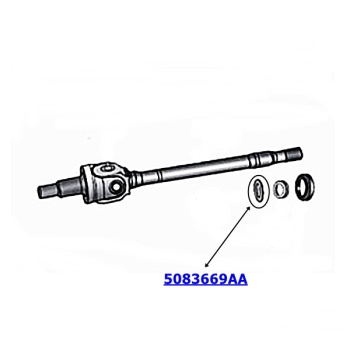 Jeep Wrangler TJ one front Inner Axle Shaft Oil Slinger Dana 44 front axle Spicer 03-06