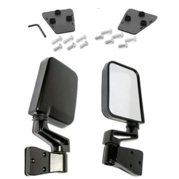 Jeep Wrangler YJ Set HIGHROCK 4x4 ™ Außenspiegel Spiegel Türscharnierspiegel Bestop 87-95
