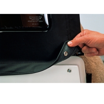 Jeep CJ5 Top Tigertop with one-piece soft top doors Black Crush Bestop 76-83