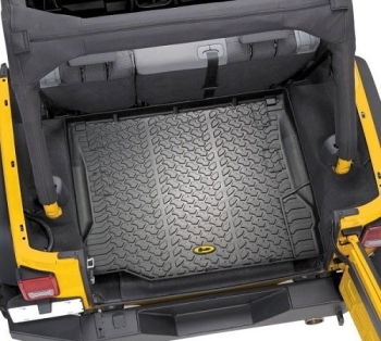 Jeep Wrangler JK Laderaumwanne Kofferraumwanne schwarz Bestop 07-10