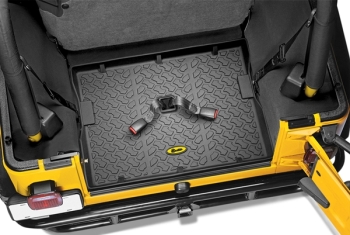 Jeep CJ Wrangler YJ TJ Laderaumwanne Kofferraumwanne schwarz Bestop 76-06