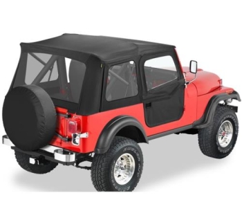 CJ CJ7 Softtop Verdeck+Türen schw. 76-86