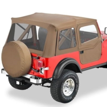 Preview: Jeep CJ CJ7 Classic Supertop Softtop Verdeck Tan Denim 76-86