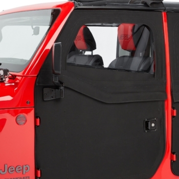 Preview: Jeep Wrangler JL Set of split doors front black Diamond Bestop 18-
