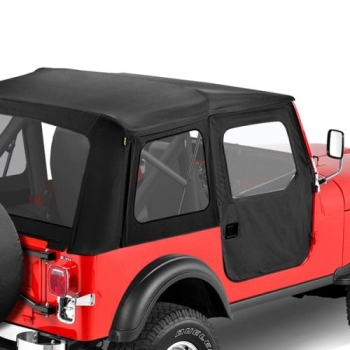 JeepWrangler YJ teilbare Türen Supertop Doors Black Crush Bestop 87-95