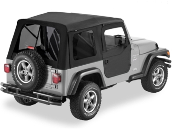 Jeep Wrangler TJ Satz teilbare Türen Supertop Doors Black Diamond Bestop 96-06