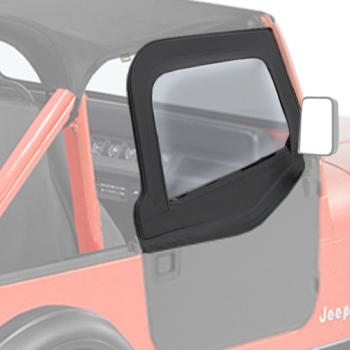 Jeep CJ CJ7 Aufsteckfenster Set für Element High Rock Halbtüren Black Denim 80-86