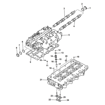 Jeep Cherokee KJ Liberty Nockenwellendichtung Dichtung Nockenwelle vorne 2,8 ltr. CRD Ø 43mm 05-07