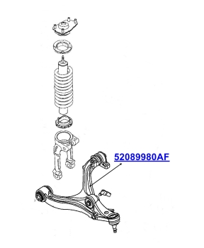 Jeep Grand Cherokee WH WK Commander XH XK Control Arm Front Lower Right 05-09