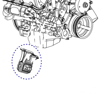 Jeep Grand Cherokee WH WK Commander XH XK 3,7 ltr. Motorgummi Motorlager Motorhalter rechts 05-10