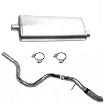 Jeep Grand Cherokee ZJ ZG 4,0 & V8 Auspuff Endtopf Endschalldämpfer mit Endrohr 96-98