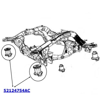 Jeep Grand Cherokee WH WH2 WK2 front bushing engine mount year 11-17