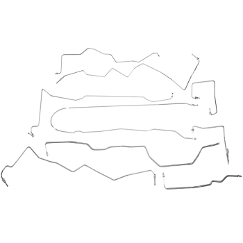 Jeep Grand Cherokee WJ WG 4,0 & 4,7 ltr. Bremsleitung Bremsleitungen Bremsleitungssatz Edelstahl 9-teilig LHD 99-01
