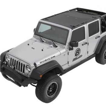 Jeep Wrangler JK 4türer Sun Bikini Top Safari Style Black Diamond Bestop 07-18