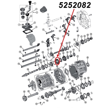 Jeep Wrangler TJ Schiebemuffe Synchronkörper 1. & 2. Gang AX15 Schaltgetriebe 96-99