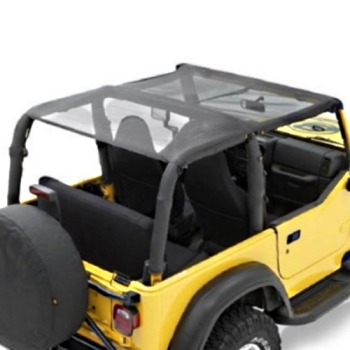 Preview: Jeep Wrangler TJ Header Bikini Top Safari Style Mesh Bestop 03-06