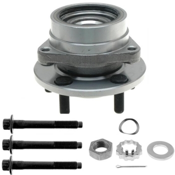 Jeep Comanche MJ front wheel hub set with hub bolts and nut Dana 30 86-89