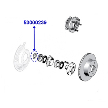 Jeep Wrangler YJ Cherokee XJ inner front Hub Seal Dana 30 Front Axle 84-89