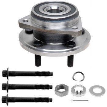 Jeep Wrangler TJ Radnabe Set vorne mit Nabenschrauben und Mutter Dana 30 00-06