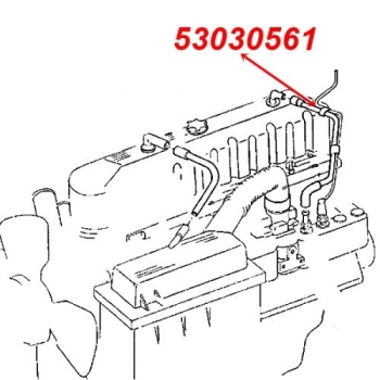 Preview: Jeep Grand Cherokee ZJ ZG 4.0 ltr. Hose hose package crankcase PCV ventilation to manifold 93-96