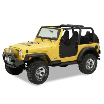 Preview: Jeep Wrangler TJ Half Doors Black Diamond Bestop 96-06