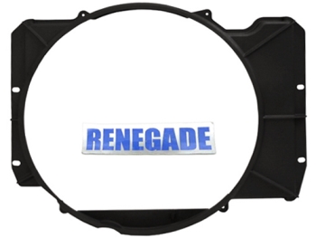 Jeep CJ Radiator Fan Shroud with HD Cooling 3,8 & 4,2 ltr. year 81-86