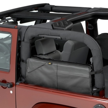 Jeep Wrangler JK 2-door storage bag side bag Black Diamond Bestop 07-18