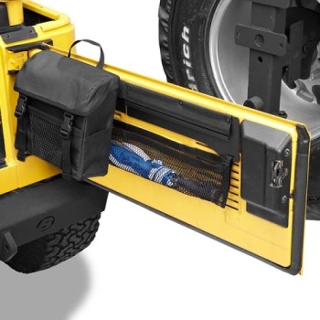 Preview: Jeep Wrangler TJ Organizer Storage Bag Rear Door Inside Black Bestop 96-06