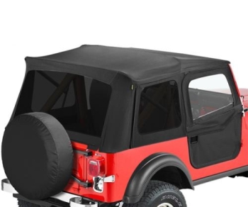 Preview: Jeep CJ7 Supertop Softtop Verdeck getönte Scheiben inkl. teilbarer Türen 80-86