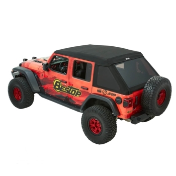 Jeep Wrangler JL 4türer Trektop Ultra Slantback Verdeck Softtop Black Twill Bestop 18-