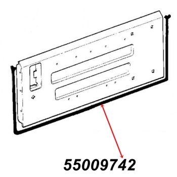Jeep Wrangler YJ Dichtung Heckklappe Hecktür Heckklappendichtung unten 87-95