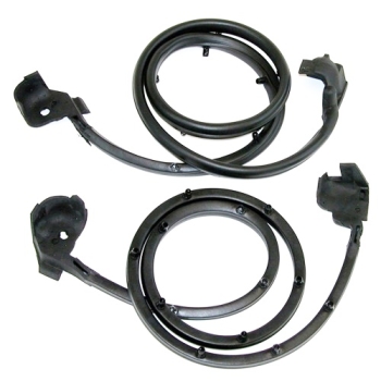 Jeep Wrangler YJ Türdichtung Türgummi Set links & rechts Halbtüren 87-95