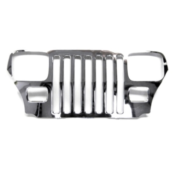 Jeep Wrangler YJ Radiator Grille Overlay incl. Headlamp Bezel year 87-95