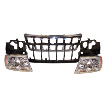 Frontmaske Kühlergrill und Scheinwerfer Kit WJ Bj. 99-03