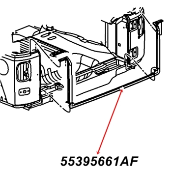 Jeep Wrangler JK Tailgate Weatherstrip 07-16