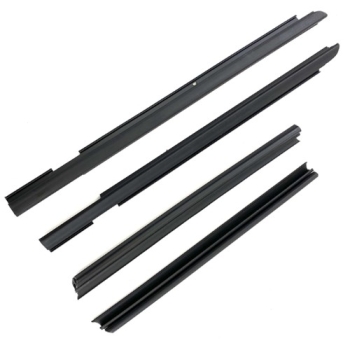 Jeep Wrangler JK 4-door set of 4 wiper shaft strips door rear inside & outside 07-18