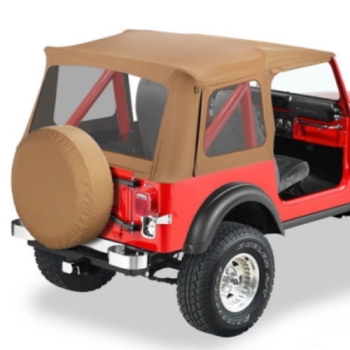 Preview: Jeep Wrangler YJ replacement top cover Supertop Spice Denim Bestop 87-95
