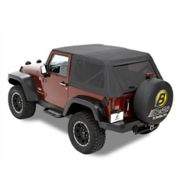 Jeep Wrangler JK 2türer Classic Trektop Verdeck Softtop Black Diamond Bestop 07-16