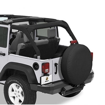 Jeep Wrangler JK Radhülle Reserveradhülle Ersatzradhülle Black Denim 33'' x 13'' 07-18