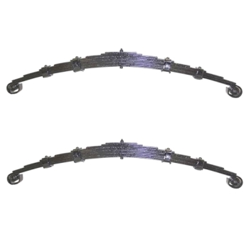 Jeep Willys MB CJ2A CJ3A CJ3B M38 Ford GPW 2pcs. front Leaf Springs spring package with 10 leafes 42-68