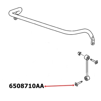 Jeep Cherokee Liberty KK Grand Cherokee WH WK Commander XK XH Schraube für Stabistange Koppelstange vorne unten 05-12