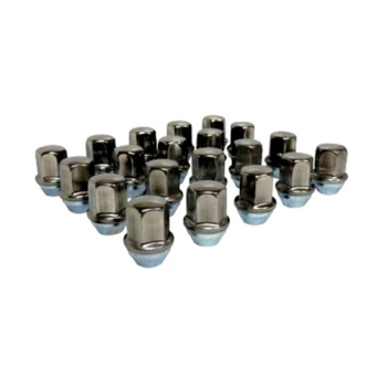 Jeep Wrangler JL 20er Set Radmuttern aus Edelstahl mit Kappe M14x1,5mm Gewinde 18-23