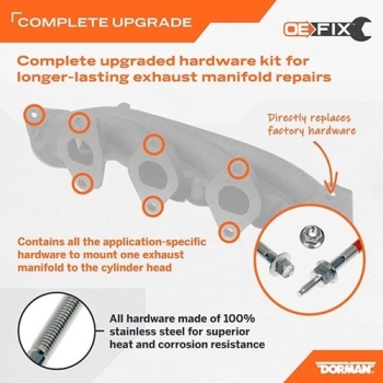 Jeep Grand Cherokee WH WK 5,7 ltr. Stainless Steel Exhaust Manifold Hardware Set for one Exhaust Manifold 09-10