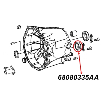 Jeep Cherokee Liberty KJ front Countershaft Bearing NSG370 6-gear manual Transmission 05-07