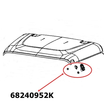 Jeep Wrangler JL ein Haubenhalter Set schwarz Haubenhaken mit Halter und Muttern 18-22