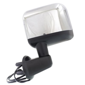 Jeep Wrangler JK left Chrome side Mirror power- & heated LHD 15-18