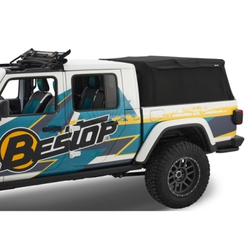 Jeep Gladiator JT Supertop Ladefläche mit getönten Scheiben Black Diamond Bestop 19-