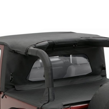 Jeep Wrangler JK 2türer Windjammer Windschott Wrap Around Stil Black Diamond Bestop 07-18